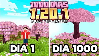 SOBREVIVI 1.000 DIAS NO MINECRAFT 1.20.1 MULTIPLAYER - O FILME