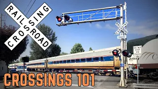 RR Crossings 101 - How do the LIGHTS and GATES work? - AND MORE! [10 Levels]