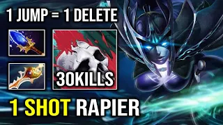 1 Shot Divine Rapier Phantom Assassin +1K Gold Per Min Brutal Late Game 7.33b Carry Dota 2