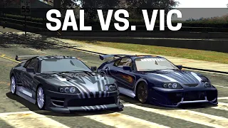 NFS Most Wanted - SAL vs. VIC Full Race