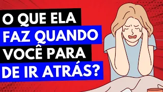 O que ACONTECE quando você PARA DE CORRER ATRÁS?