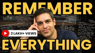 TRAIN your MIND to REMEMBER everything YOU READ! | Productivity hacks 2023 | Ankur Warikoo Hindi