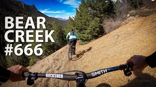 Riding Bear Creek #666 in Colorado Springs with Sarah Rawley