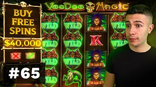 Crazy $40000 BONUS BUY SESSION on Voodoo Magic - AyeZee Stream Highlights #65