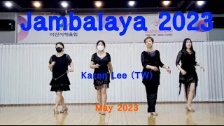 Jambalaya 2023  Linedance demo Beginner @ARADONG linedance