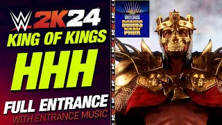 TRIPLE H WRESTLEMANIA 30 WWE 2K24 ENTRANCE - #WWE2K24 WRESTLEMANIA DLC ADD ON