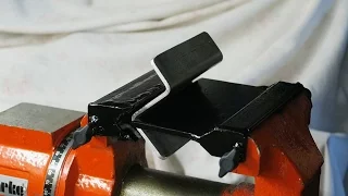 Homemade tools vice mounted Press Brake metal bender