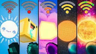 Minecraft: sun with different Wi-Fi