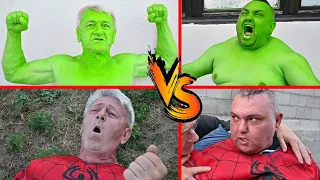 Grandpa Superheros VS Grandsons Superheroes