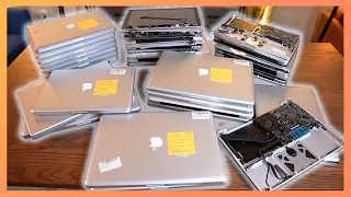 I bought a huge PILE of 32 MacBooks for cheap. Can I fix them? [Part 1]