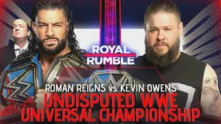 Roman Reigns vs Kevin Owens Full MATCH - WWE Royal Rumble 2023 Highlights HD #wwe @stazegamingYT