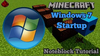 Windows 7 Startup (Minecraft Note Block Tutorial)