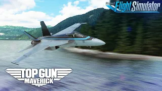 Обновление Top Gun Maverick в Microsoft Flights Simulator