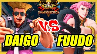 SFV CE 🔥 Daigo (Guile) vs Fuudo (Poison) 🔥 Battle Lounge 🔥 Street Fighter 5