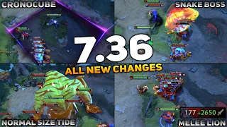 All New Buffs and Abilities in 7.36 Patch For All Heroes🔥🔥🔥| Dota 2 New Patch