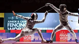 Men's Foil Highlights - Junior World Championships 2022