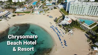 Chrysomare Beach Hotel & Resort, Ayia Napa, Cypr #drone #ayianapa #cyprus
