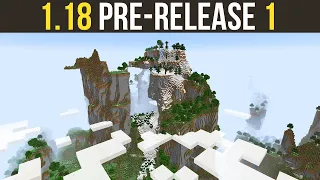 Minecraft 1.18 Pre-Release 1 - The Return Of AMPLIFIED!