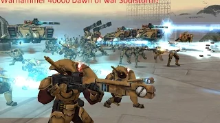 Прохождение игры Warhammer 40000 Dawn of War Soulstorm 1 часть ( Тау Рулит )