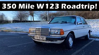 Mercedes W123 Roadtrip! Driving 360 Miles Home In My Classic Merc!