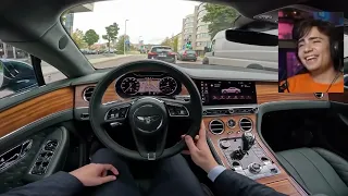 My 2022 Bentley Continental GT V8 4.0l V8 542 hp  POV Drive