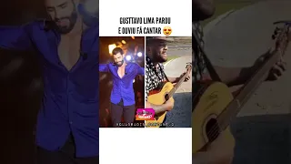 GUSTTAVO LIMA PAROU, E OUVIU FÃ CANTAR