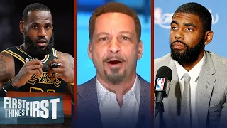 Chris Broussard reacts to Kyrie's disrespect of LeBron in comments of KD | NBA | FIRST THINGS FIRST
