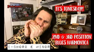 How To Not Suck with Minor Blues - Harmonica Jam Track - E Minor Blues Harp Jam - Tunesday 36