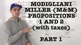 FIN 401 - Modigliani-Miller (M&M) Proposition 1 and 2 (with tax) - Part 1