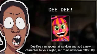 REACTING TO: "DEE DEE" (NEW FNAF UCN CHARACTER)