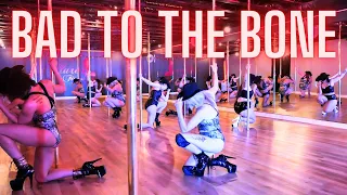 2WEI Bri Bryant Bad to the bone Pole Dance Choreography rehersal by Allure Fitness