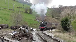 78022 at Oakworth, at 4:22pm on Sunday 10th April 2022