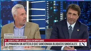 Debate por la Ley Bases: eliminaron un artículo que sancionaba bloqueos sindicales