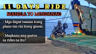 11 days solo Manila to Mindanao ride | The Pandemic Ride 2021 |