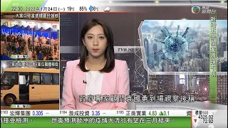 無綫10:00一小時新聞 TVB NEWS｜2022年1月24日｜本港新增109宗新冠病毒個案 ｜原定明日復工徐英偉被延長暫停職務 ｜國泰下月起現金消耗增加 同時需支付美元債利息及優先股股息