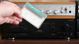 Запись с компьютера на кассетную деку SONY TC K411.