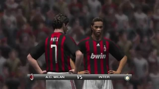 Pro Evolution Soccer 2009 A.C Milan vs Inter Milan