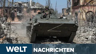 TOD UND VERWÜSTUNG: Leichenberge in Kramatorsk und heftige Gefechte um Mariupol | WELT Nachtstream