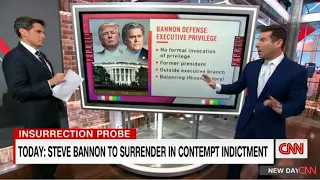 STEVE BANNON TO SURRENDER IN CONTEMPT INDICTMENT