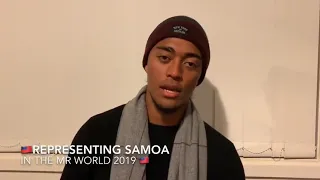 SAMOA, Makalio Junior ALAI - Contestant Introduction (Mr World 2019)
