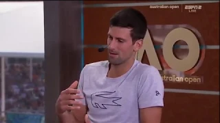 Novak Djokovic on Kobe Bryant (few days before Kobe's death)