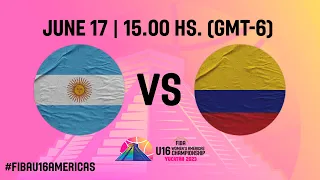 QTR-FIN: Argentina v Colombia | Full Basketball Game | FIBA U16 Women's Americas Championship 2023