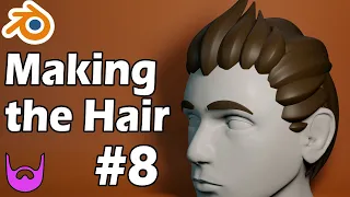 Modeling Hair | Blender 2.8 Character Creation Course | PART 8
