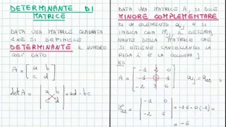 Come trovare il determinante di una matrice