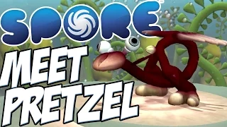 Let's Play Spore Part 1 - Meeting Pretzel - Creature Stage - Creature Creation - Spore Gameplay