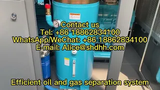 Direct Driven 55kw 75Hp Industrial Air Compressor Rotary Double Screw Compressor