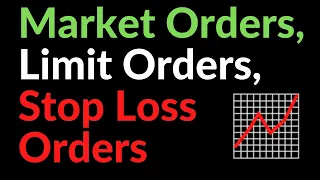 Stock Market Order Types (Market, Limit, Stop Loss, Stop Limit)