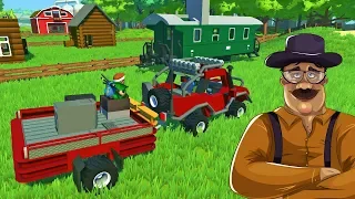 БАБКА ЕДЕТ В ДЕРЕВНЮ ПОЛНУЮ БОМЖЕЙ !!! МУЛЬТИК в СКРАП МЕХАНИК !!! СКАЧАТЬ Scrap Mechanic !!!