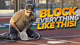 4 BLOCKING DRILLS that will teach any catcher How To Block THE RIGHT WAY!