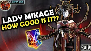 First PvP Session And Theorycrafting With Lady Mikage The Permament Fusion -   Raid Shadow Legends